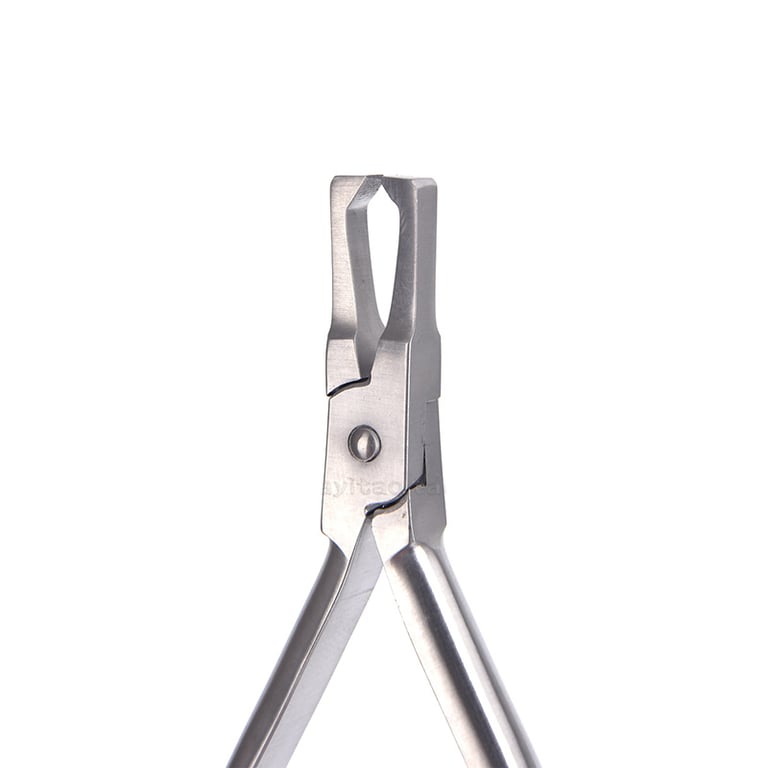 Stainless Steel Dental Anterior Teeth Bracket Removing Pliers for Precise Orthodontic Brackets Removal - Essential Dentist Tool for Safe Adhesive Cutting and Residue Removal - Ergonomic Design for Comfort and Control - Durable and Easy to Sterilize