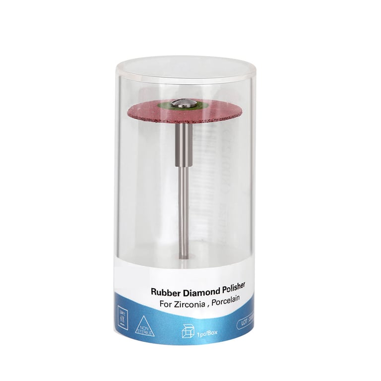 1PC 26mm HP Dental Polish Diamond Rubber Polisher Wheel Disc - Premium Quality Porcelain Polishing Tool for Dental Procedures - Efficient, Easy-to-Use, Versatile Diamond Disc for Professional Results