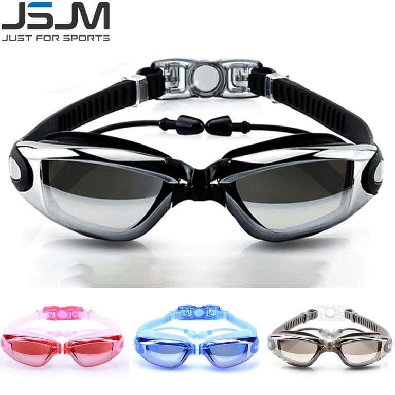 JSJM Professional Swimming Goggles with Anti-Fog Technology and Adjustable Silicone Strap for Men and Women - Waterproof Swim Glasses for Competitive Swimmers - High-Quality Silicone and Polycarbonate Materials for Durability and Comfort - Clear Vision Underwater for Enhanced Swimming Experience