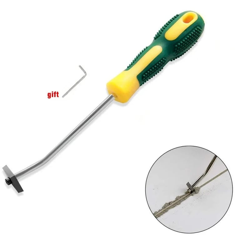 Durable Tungsten Steel Grout Remover Drill Bit for Ceramic, Porcelain, and Stone Tiles - Efficient Handheld Cleaning Tool for Floor and Wall Tiles - Versatile Seam Cement Cleaner for Professional and DIY Projects