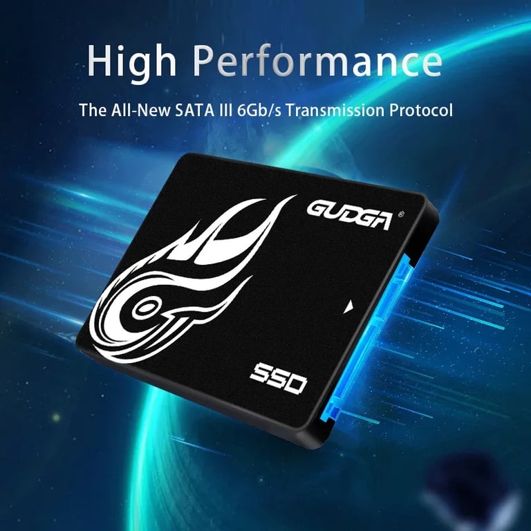 GUDGA 2.5" SATA3 SSD 128GB-512GB High-Speed Performance & Reliable Storage Solution for PC, Laptop, Desktop - Easy Installation & Cost-Effective Upgrade - SATA3 Interface, Durability & Compatibility - Blazing-Fast Read & Write Speeds, Improved Performance & Data Safety