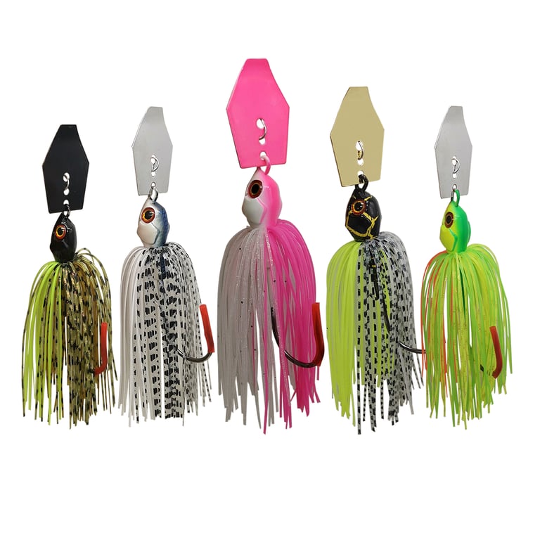 Mycena Fishing Lure Chatter Bait Spinner Bait - High-Quality Construction with Versatile Weight Options, Unique Blade Design, and Effective Wobbler Action for Bass and Pike Fishing - Proven Performance for Anglers of All Levels