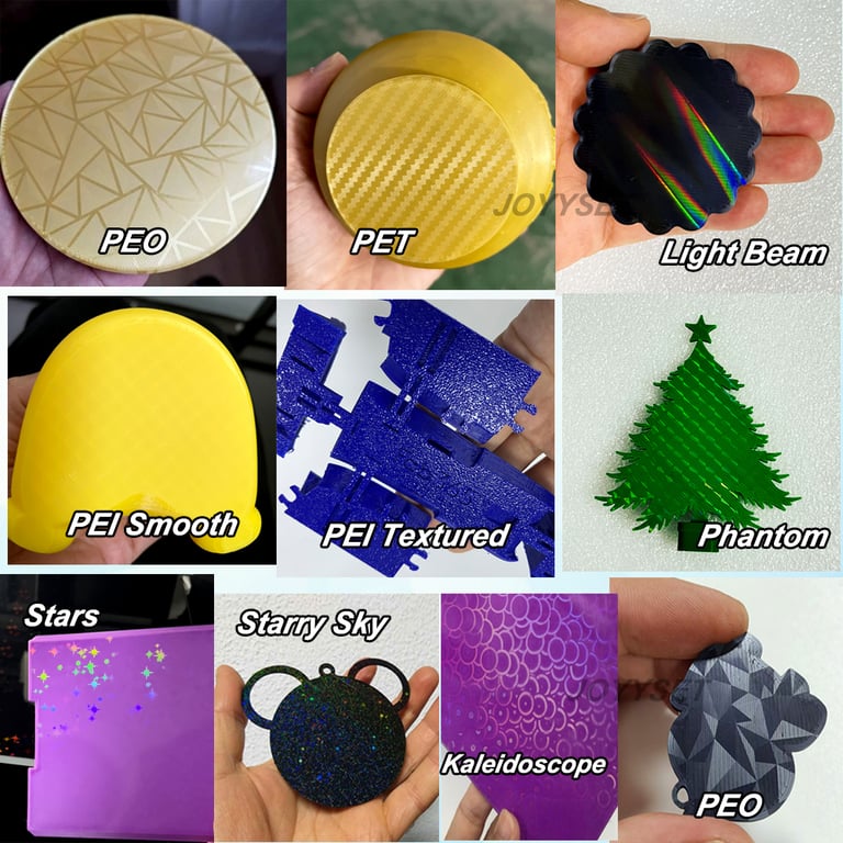 Premium PEO PET X1C P1P P1S A1 X1 Build Plate for Bambu Lab 3D Printer - Smooth PEI Sheet for Enhanced Printing Performance, Easy Installation, and Heatbed Efficiency - Durable Material for Precise Details and Consistent Temperatures