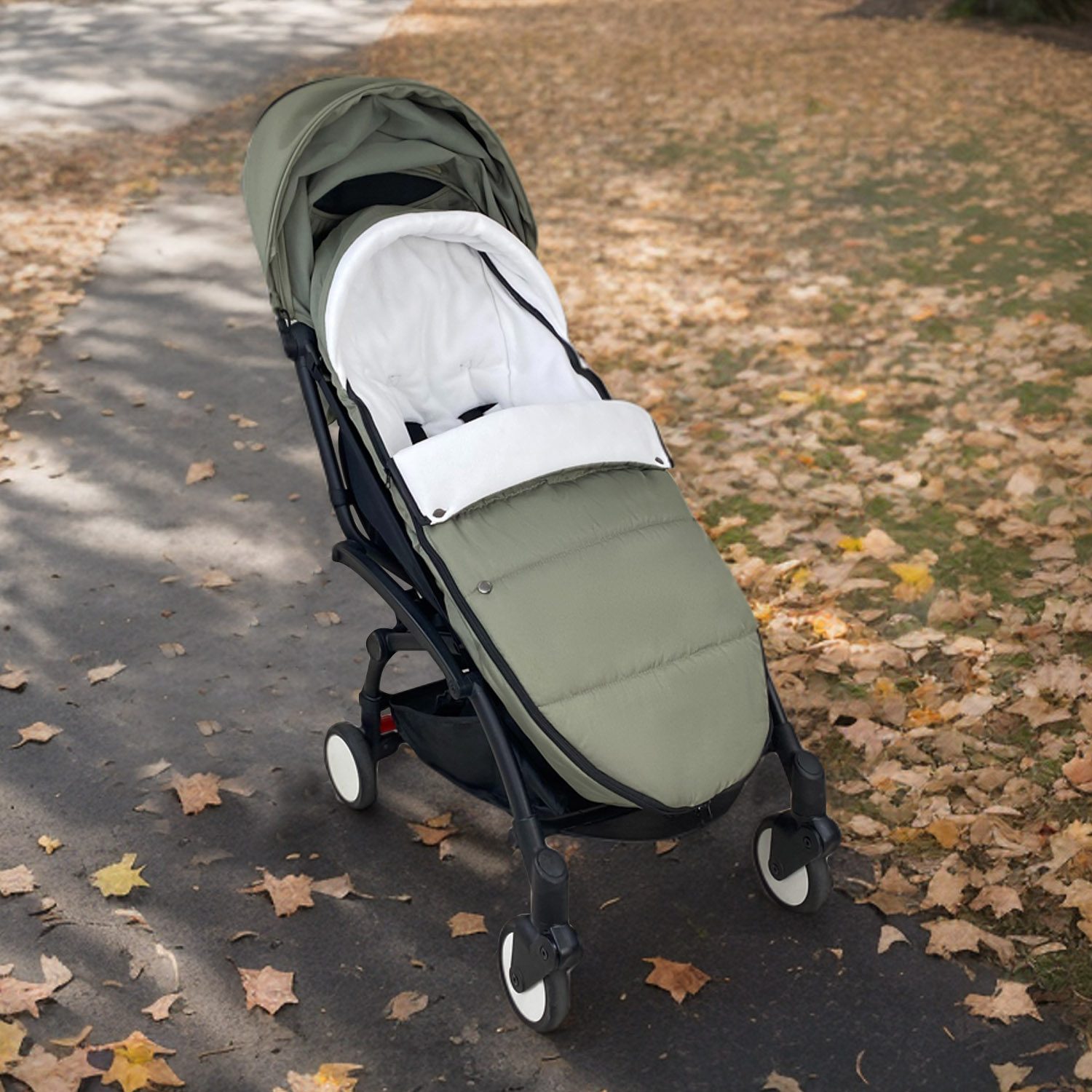 Premium Waterproof Universal Pushchairs Footmuff for Babyzen YOYO & YOYO2 Strollers - Easy Install, Warm Fleece Lining, Adjustable Straps & Zippers - Keep Your Baby Cozy and Dry in All Weather Conditions
