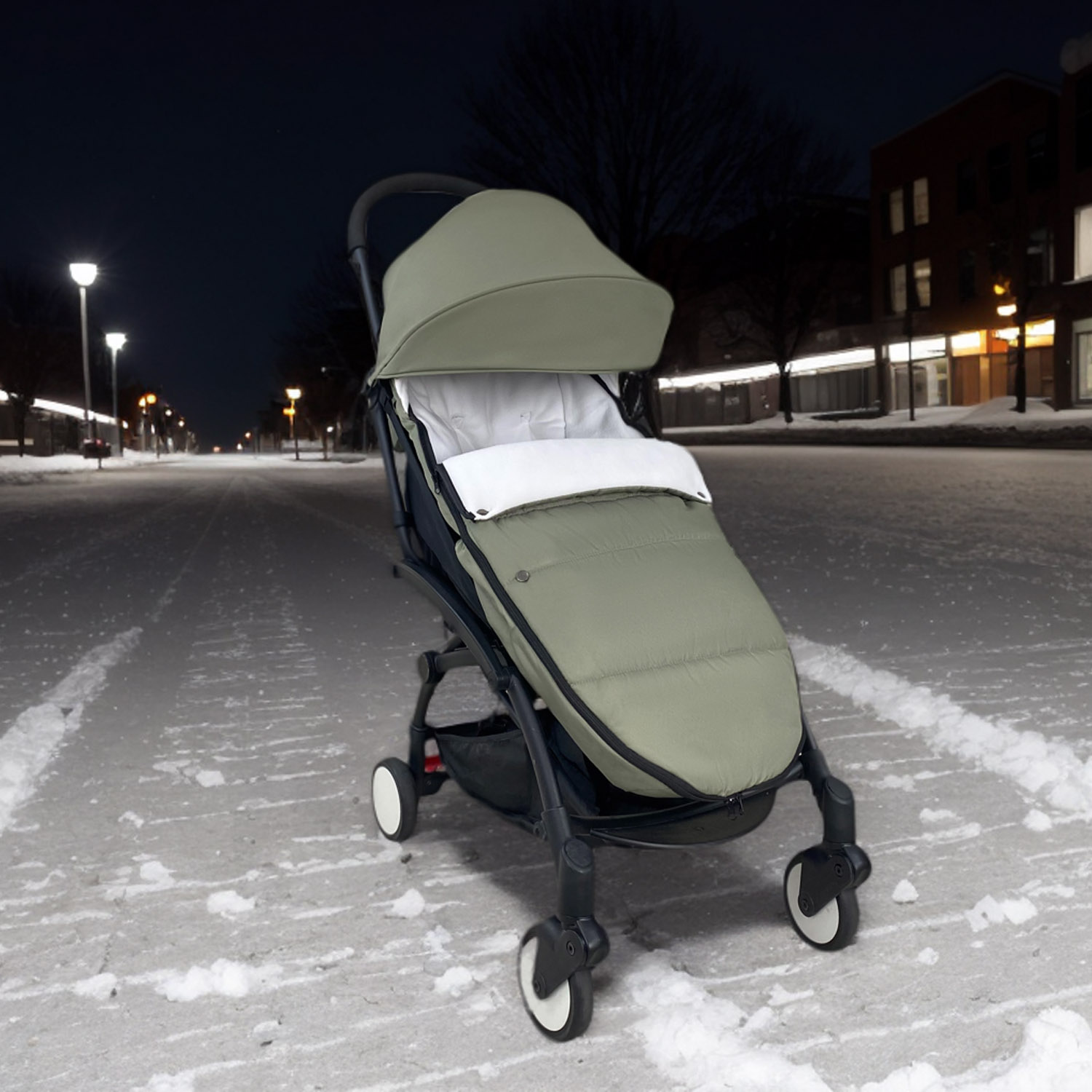Premium Waterproof Universal Pushchairs Footmuff for Babyzen YOYO & YOYO2 Strollers - Easy Install, Warm Fleece Lining, Adjustable Straps & Zippers - Keep Your Baby Cozy and Dry in All Weather Conditions