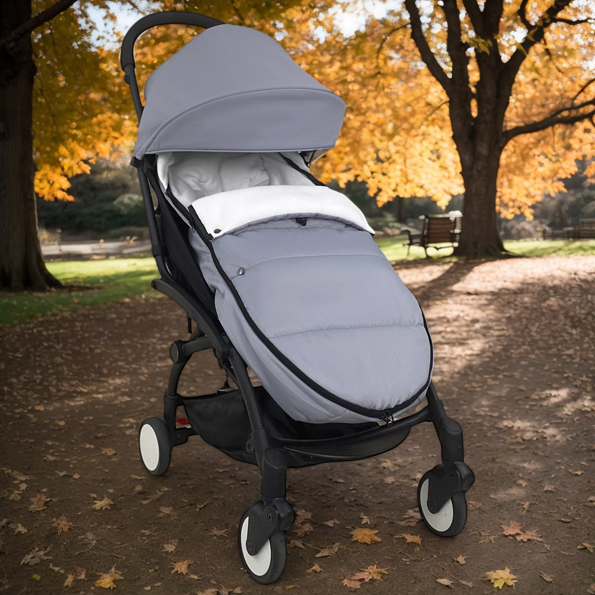 Premium Waterproof Universal Pushchairs Footmuff for Babyzen YOYO & YOYO2 Strollers - Easy Install, Warm Fleece Lining, Adjustable Straps & Zippers - Keep Your Baby Cozy and Dry in All Weather Conditions