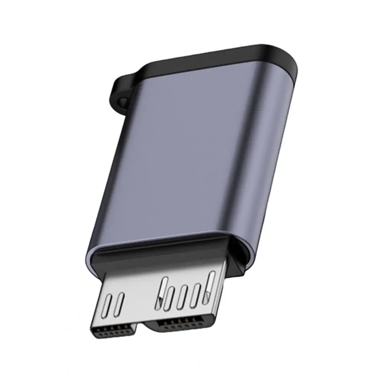 High-Speed Data Transfer Micro B USB C 3.0 Male to Type C Female Adapter for Fast File Transfers, Enhanced Connectivity, Compact and Portable Design, Durable Construction, Wide Compatibility - Ideal for External Hard Drives, Laptops, Tablets, and More