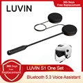 Freedconn LUVIN S1 Helmet Headset with Advanced Bluetooth 5.3 Technology, Crystal Clear Stereo Sound, Long Battery Life, Interphone Functionality, and Hands-Free Operation for Seamless Communication and Enhanced Riding Experience