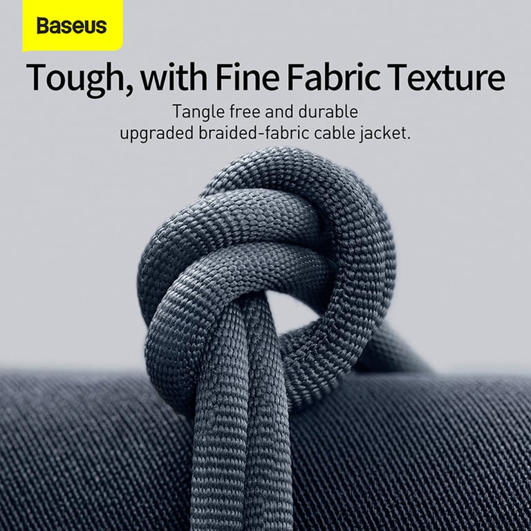 Baseus PD 20W USB Type C Cable for iPhone 14/13/12 Pro Max/11/Xs/X, iPad - Fast Charging, Durable Construction, Safe & Reliable, Flexible & Tangle-Free - Universal Compatibility with Advanced Safety Features