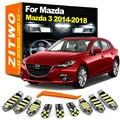 ZITWO 11Pcs Car LED Interior Dome Light Kit for Mazda 3 BM BN 2014-2018 Models - Bright Energy-Efficient Lighting, Easy Installation, Multi-Purpose Use, Durable Construction, Custom Fit - Enhance Visibility and Add a Modern Touch to Your Car's Interior