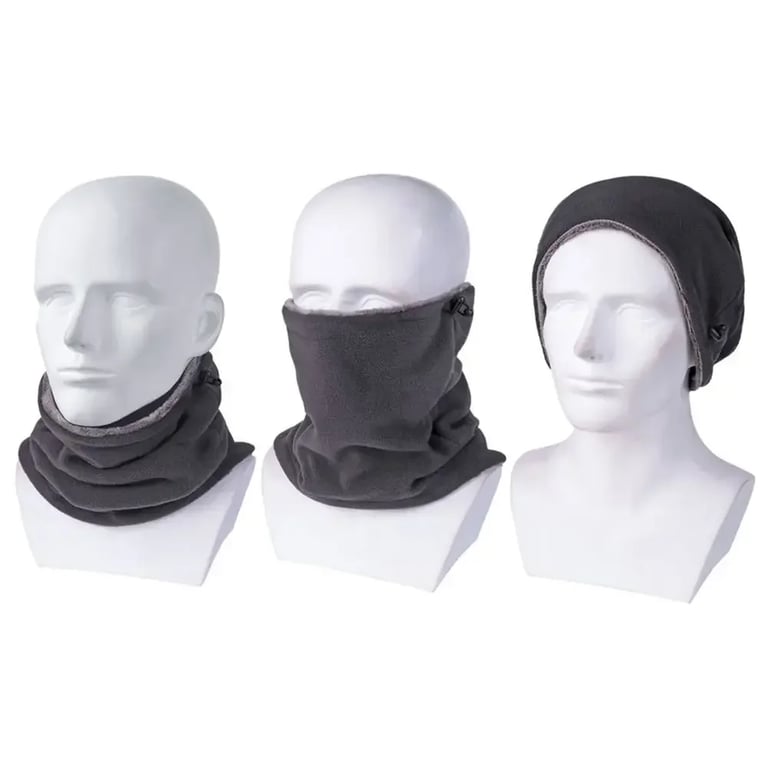 Windproof Fleece Balaclava Face Mask for Winter Motorcycle Riding - Warm and Cozy Neck Warmer Scarf with Adjustable Fit and Stylish Design - Ideal for Skiing, Snowboarding, Hiking, and Outdoor Activities