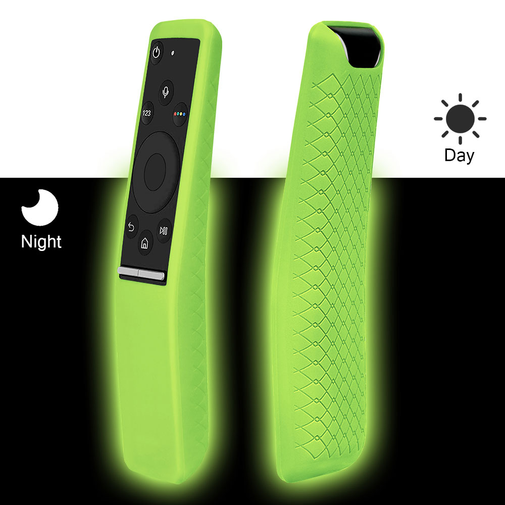 Premium Silicone Case for Samsung Smart Remote BN59-01312A/01312H/BN59-01241A/01242A - Dust & Scratch Protection, Anti-Slip Texture, Precision Fit, Full Access Design, Convenient Holder - Soft Grip Cover for Samsung TV Remote Control, Wall Mountable, Drop Protection