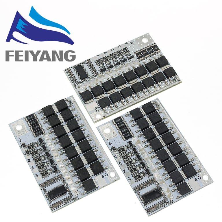 Advanced Lithium Battery Management BMS Circuit Board with Balance Charging - High-Quality Protection, Wide Voltage Compatibility, and 100A Amperage Handling - Ideal for Electric Vehicles and Portable Electronics