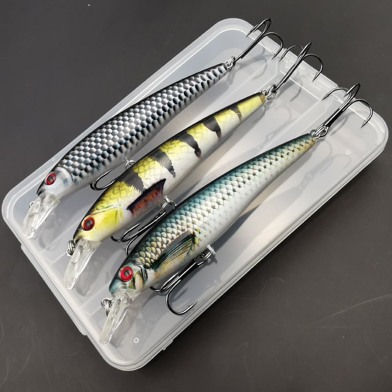 13g Sinking Minnow Fishing Lure with Vibrant Colorful Printing - Durable and High-Quality Artificial Bait for Bass, Trout, Saltwater, and Freshwater - Cool Design for Effective Fishing Tackle - Mimics Real Fish - Attracts Predatory Fish - Beginner and Experienced Anglers