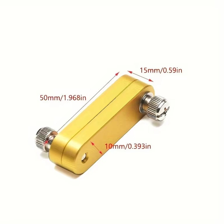 Adjustable Precision Steel Ruler Positioning Block with Integrated Line Marking Gauge for Carpentry and Woodworking Projects - Durable Woodworking Scriber with Adjustable Stop for Accurate Measurements and Cuts - Professional Precision Measuring Tool for Symmetrical and Precise Designs