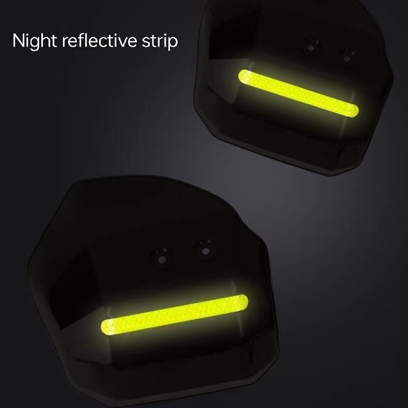 Premium Reflective Hand Guard for Scooters, Motorcycles, and ATVs - Easy Installation, Quick Disassembly, Night Reflective Strip, Wind, Rain, and Sun Protection, Durable Construction - Mounting Hardware Included