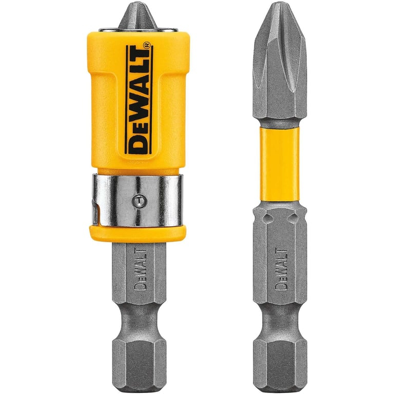 DEWALT DWA2PH2SL XCP3 Power Bit Sleeve Set - Durable S2 Tool Steel Construction, Precision Phillips #2 Bits, 2-Inch Long Reach, 3-Piece Set for Driver Drills - Ideal for Construction, Woodworking, Versatile Applications, Long-Lasting Performance