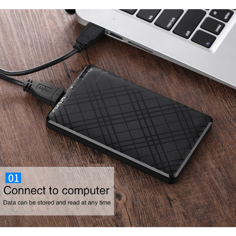 T43 Case Hd Externo USB 3.0 - High-Speed Data Transfer 6TB Capacity Easy Installation Durable Design Wide Compatibility for Windows Mac Linux Systems Laptop Desktop Gaming Console - HDD Enclosure with Sturdy Casing and Efficient Heat Dissipation