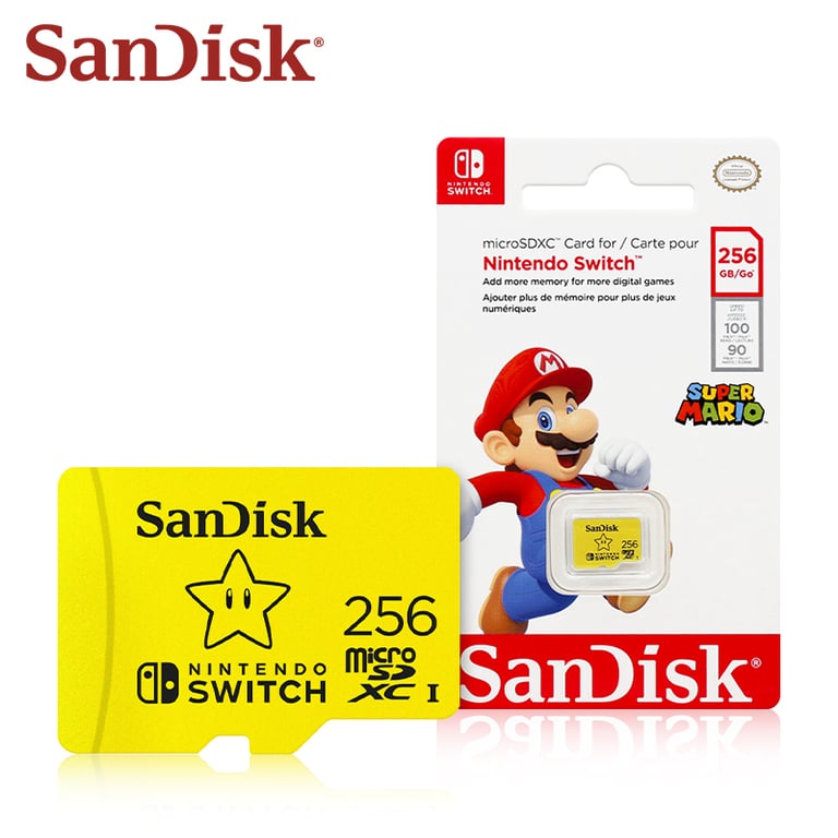 SanDisk 64GB Micro SD Memory Card for Nintendo Switch - High Capacity Storage, Fast Transfer Speeds, Optimized for Gaming, Reliable and Durable, Expand Your Gaming Library up to 512GB