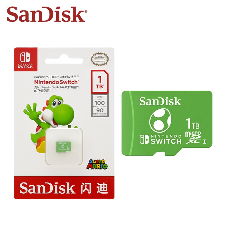 SanDisk 64GB Micro SD Memory Card for Nintendo Switch - High Capacity Storage, Fast Transfer Speeds, Optimized for Gaming, Reliable and Durable, Expand Your Gaming Library up to 512GB