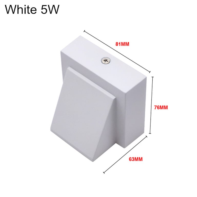 Modern Aluminium Outdoor Wall Light with Energy-Efficient 5W LED Bulb - IP65 Waterproof Rating, Stylish Sconce Design for Garden, Balcony - Easy Installation, Versatile Application for Pathway, Ambience - Durable Construction, Low Energy Consumption