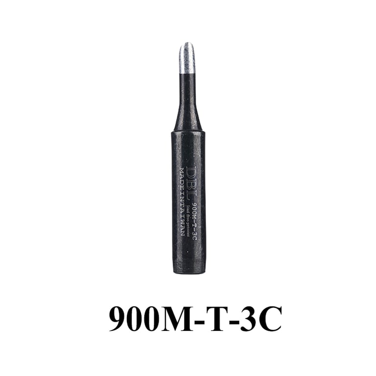 Multipack of 5 Black Lead-Free Soldering Iron Tips (900M-T-I, 900M-T-IS, 900M-T-K) for Precise Welding and Soldering Tasks - Durable, Compatible with 900M Series, Versatile Applications, High-Quality Material, Multipack Convenience