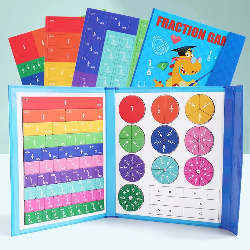 Montessori Numbers Decomposition Math Toys - Hands-On Interactive Learning Set for Addition & Subtraction, Colorful & Engaging Magnetic Pieces, Educational Teaching Aids for Basic Arithmetic Concepts, Montessori Approach for Independent Learning, Durable & Safe Materials for Math Skills Development
