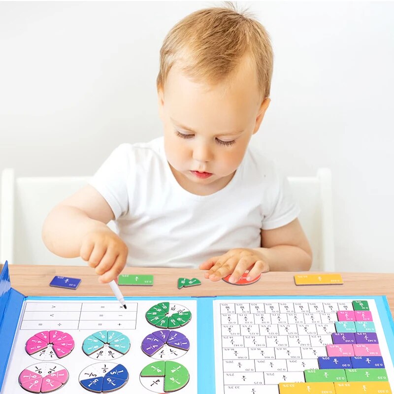 Montessori Numbers Decomposition Math Toys - Hands-On Interactive Learning Set for Addition & Subtraction, Colorful & Engaging Magnetic Pieces, Educational Teaching Aids for Basic Arithmetic Concepts, Montessori Approach for Independent Learning, Durable & Safe Materials for Math Skills Development