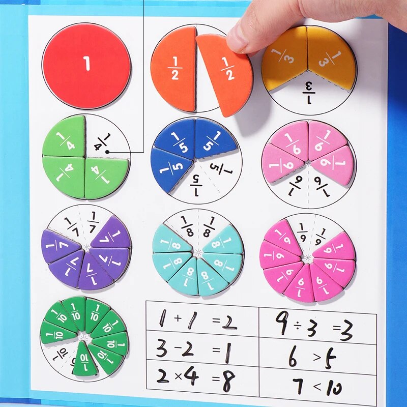 Montessori Numbers Decomposition Math Toys - Hands-On Interactive Learning Set for Addition & Subtraction, Colorful & Engaging Magnetic Pieces, Educational Teaching Aids for Basic Arithmetic Concepts, Montessori Approach for Independent Learning, Durable & Safe Materials for Math Skills Development