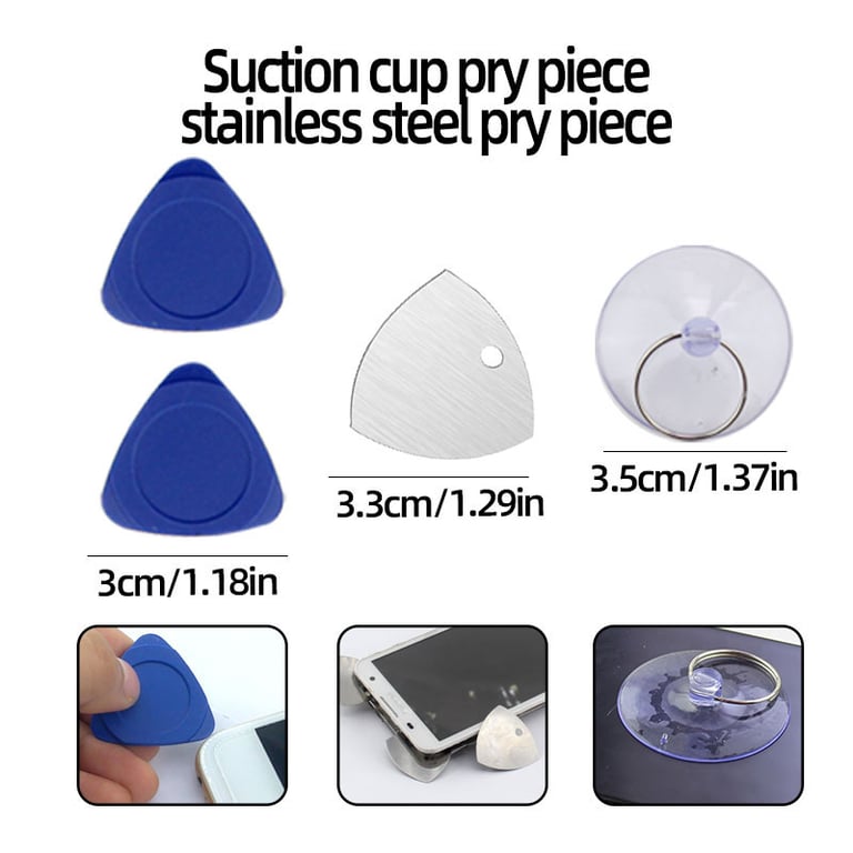 8pcs Pry Bar Set for Efficient Disassembly of Electronics - Bimetallic Head, Ergonomic Handle, Durable Construction, Multi-purpose Design - Compact and Portable Tool for Professionals and DIY Enthusiasts