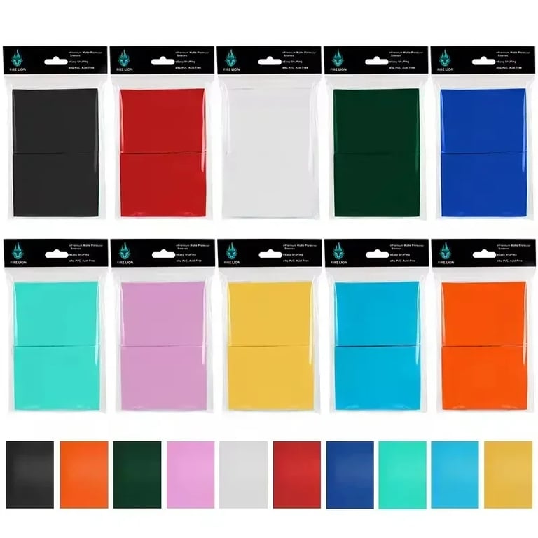 Premium Quality Matte Card Sleeves for Standard-Sized Trading Cards (66x91mm) - Durable, Tear-Resistant Deck Protectors for TCG Enthusiasts and Collectors - Smooth, Non-Reflective Surface for Optimal Visibility and Protection - Easy-to-Use Soft Sleeves for Long-Lasting Card Preservation