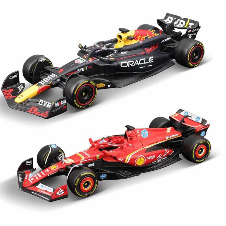 Bburago 1:43 2024 F1 McLaren MCL38 Monaco Grand Prix Diecast Model #4 #81 Lando Norris Replica Toy Car - Premium Alloy Material, Detailed Design, Collector's Edition, Perfect Gift for F1 Enthusiasts and Collectors, Realistic Miniature Car for Racing Fans