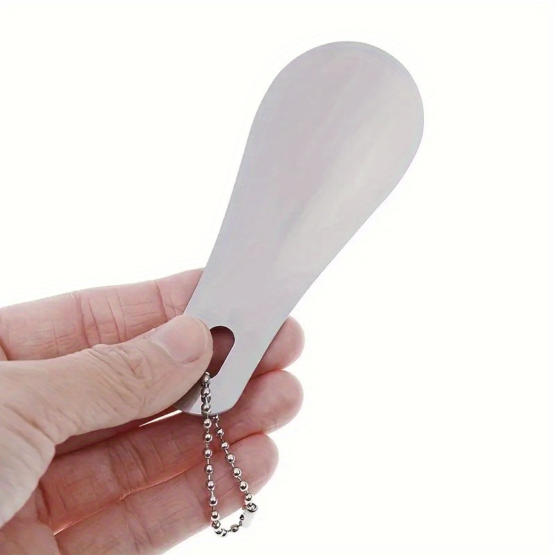 Durable Stainless Steel Shoehorn for Effortless Shoe Wearing Assistance, Portable and Compact Design, Essential for Home and Travel - Perfect Gift for Everyone