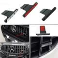 Premium Quality ABS Plastic 3D AMG Logo Emblem Car Front Grille Badge for Mercedes Benz W124 W168 W169 W176 W177 W202 W203 W204 W205 W210 Models - Easy Installation, Stylish Sporty Look, Perfect Fit, Official AMG Logo - Durable, Long-Lasting, Genuine Accessory for AMG Enthusiasts