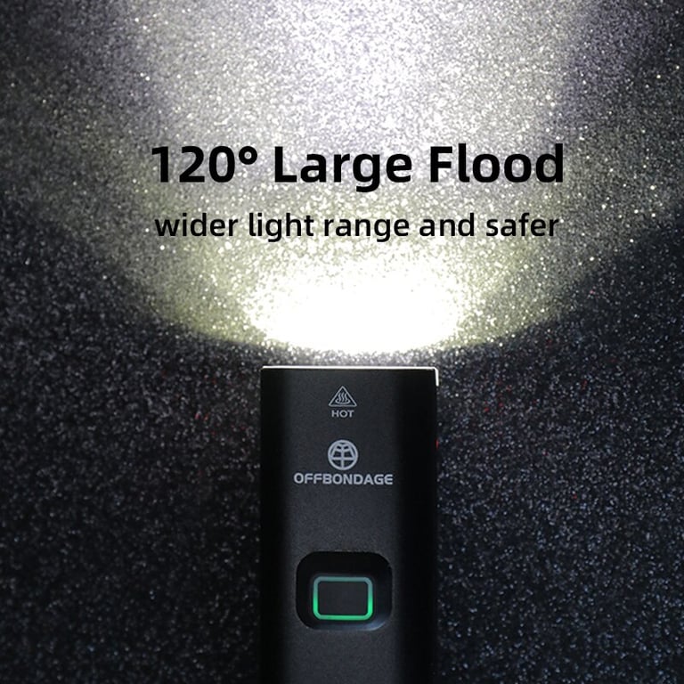 OFFBONDAGE 1000 Lumens USB Rechargeable Bike Light with Power Bank Functionality and Adjustable Beam Angle - Durable and Versatile Bicycle Headlight for Night Riding, Mountain Biking, and Commuting - High, Low, and Strobe Light Modes for Enhanced Safety and Visibility