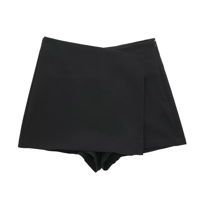 MUJER 2025 Asymmetric Skort - High Waist Mini Skirt Shorts with Asymmetrical Hemline for Women - Versatile Bermuda Shorts Style for Casual and Party Wear - Premium Quality Fabric, Soft and Breathable - Easy to Style with Various Outfits - Available in Multiple Sizes for Perfect Fit