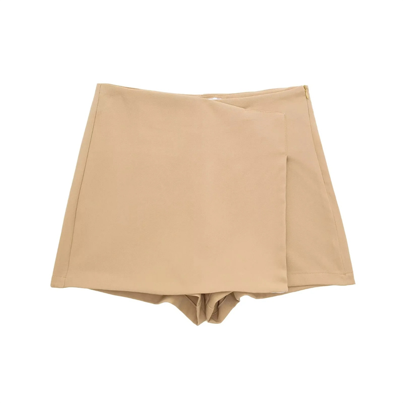 MUJER 2025 Asymmetric Skort - High Waist Mini Skirt Shorts with Asymmetrical Hemline for Women - Versatile Bermuda Shorts Style for Casual and Party Wear - Premium Quality Fabric, Soft and Breathable - Easy to Style with Various Outfits - Available in Multiple Sizes for Perfect Fit