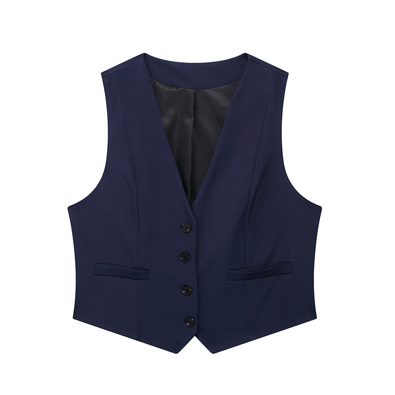 Willshela Women Fashion Solid Single Breasted Waistcoats Vest Vintage Sleeveless Jackets - Chic and Sophisticated Design, High-Quality Material, Versatile Styling, Flattering Fit, Timeless Appeal - Perfect for Stylish Ladies, Durable and Comfortable, Endless Styling Possibilities, Classic Charm for Modern Wardrobe