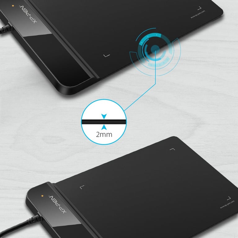 XP-Pen G430S Graphic Drawing Tablet with 8192 Levels of Pressure Sensitivity, Battery-Free Stylus, Compact 4x3 Inch Size, Windows/Mac Compatibility, Customizable Express Keys - Ideal for Digital Art, Graphic Design, Photo Editing, Beginners, and Professionals