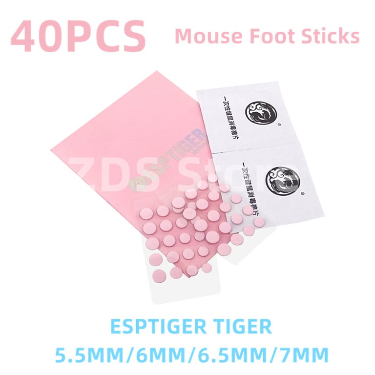Esptiger Tiger ICE V2 Pink DIY Small Dots Foot Pad - 40PCS Universal Foot Sticker for Sneakers, Running Shoes, and Casual Footwear - Premium Materials for Durability and Comfort - Easy DIY Installation - Various Size Options for Customized Fit - Stylish Pink Color Adds a Pop of Color to Your Shoes