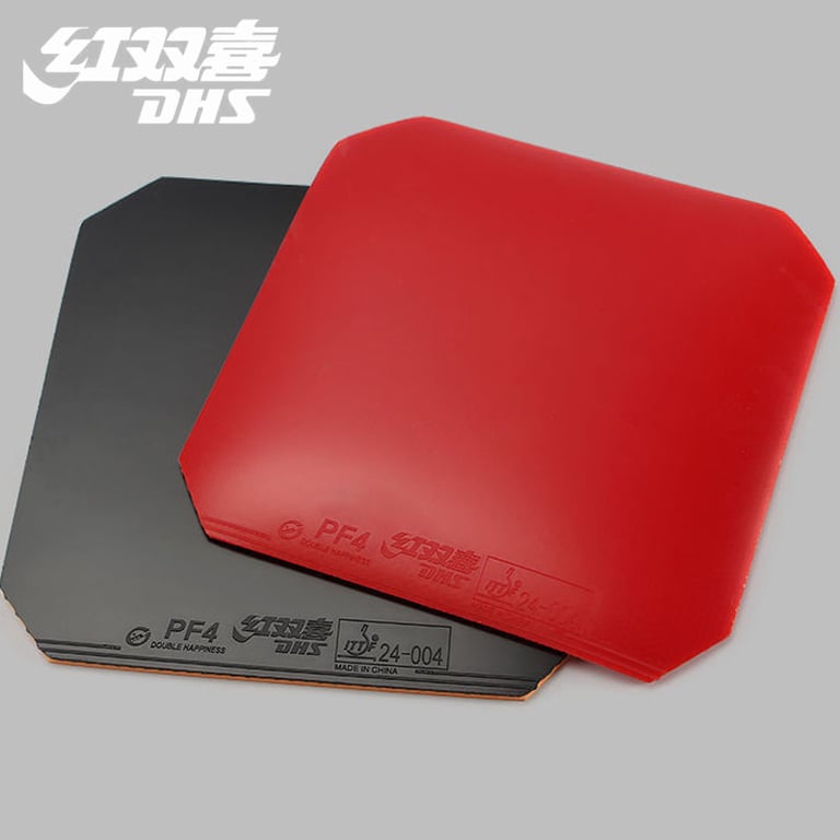 DHS PF4 50 Table Tennis Rubber - Premium Stickiness for Spin and Speed Control | Ideal for Loop Driving with Attack Strategies | Balanced Offense-Defense Performance | Durable Construction for Long-Lasting Play | Enhanced Spin Capability for Competitive Edge | Versatile Choice for All Playing Styles