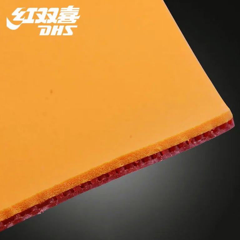 DHS PF4 50 Table Tennis Rubber - Premium Stickiness for Spin and Speed Control | Ideal for Loop Driving with Attack Strategies | Balanced Offense-Defense Performance | Durable Construction for Long-Lasting Play | Enhanced Spin Capability for Competitive Edge | Versatile Choice for All Playing Styles