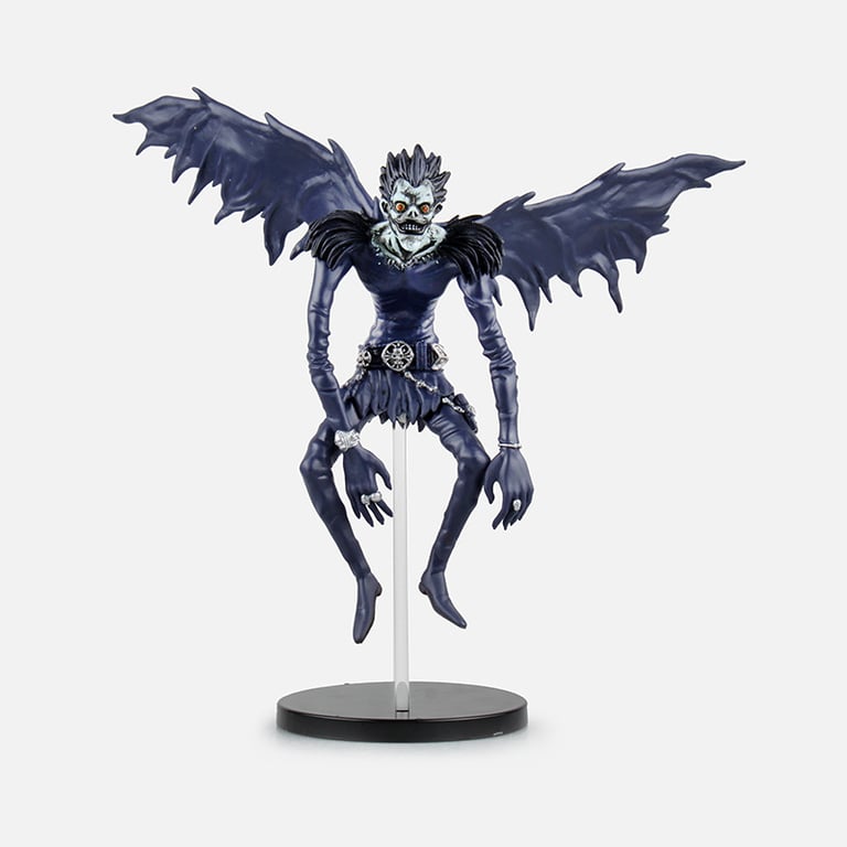 Death Note PVC Action Figure Set - High-Quality 23cm Tall Killer, Ryuuku, and Ryuk Figures with Articulated Joints - Great Collector's Item and Perfect Gift for Anime Enthusiasts - Detailed and Vibrant Display Pieces for Shelves, Desks, and Cabinets