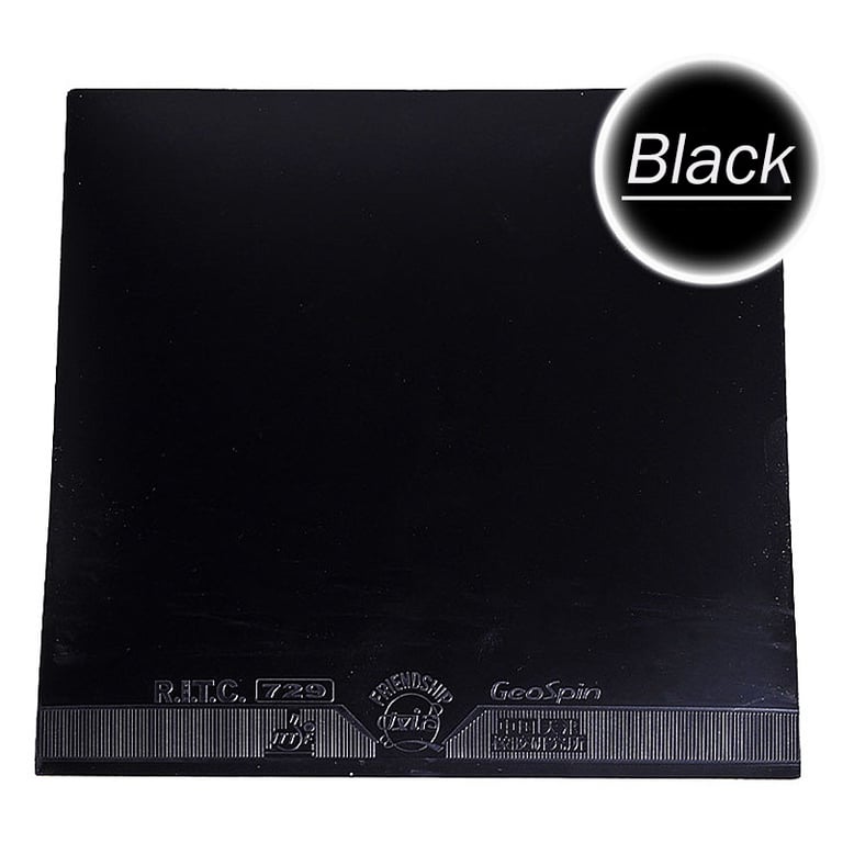 729 Friendship GS Training Table Tennis Rubber - RITC Geo Spin Ping Pong Rubber with High Spin Potential, Soft Sponge for Excellent Touch and Control, Good Control for Balanced Playing Style, Durable Construction for Longevity, Easy to Install on Most Blades