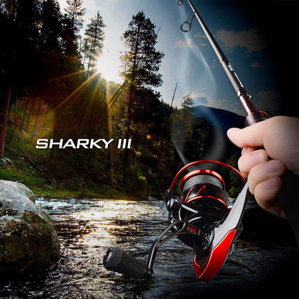 KastKing Sharky III Spinning Reel - High-Quality Metal Body, 10+1 Stainless Steel Bearings, 18KG Drag, Smooth Retrieval, Versatile Performance, Enhanced Features for Freshwater and Saltwater Fishing