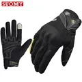 SUOMY Summer Motorcycle Gloves - Touch Function Technology, Full Finger Design, Guantes Moto Biker - High-Quality Material for Maximum Protection and Comfort - Ideal for Motorbike Racing, Cycling, Hiking, and Camping - Versatile and Stylish Gloves for Men and Women