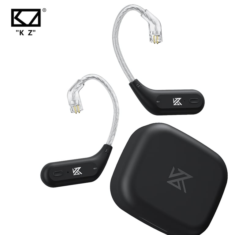 KZ AZ09 Wireless Upgrade Cable with Bluetooth 5.2 Technology for Enhanced Connectivity, HiFi Audio Quality, Ear Hook Design, Convenient Charging Case, Compact and Portable - Crystal Clear Sound, Deep Bass, Secure Fit, Versatile Compatibility