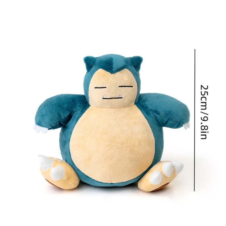 Premium Pokemon Kawaii Snorlax Stuffed Toy - High-Quality Plush Material, Cute Design, Multipurpose Use, Great Birthday Gift - Perfect for All Ages, Cuddly Comfort and Adorable Charm for Kids, Friends, and Boys