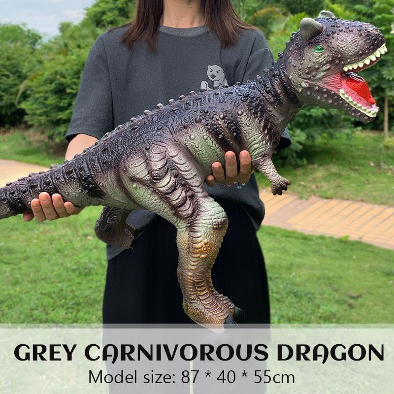 Large Dinosaur Shark Model Toy for Kids - Realistic T-Rex & Velociraptor Design - Soft Non-Toxic Materials - Interactive Puppet Play - Educational Prehistoric Learning - Perfect Gift for Dino & Shark Enthusiasts - Hours of Fun & Creativity - Ideal for Cognitive Development & Imaginative Play