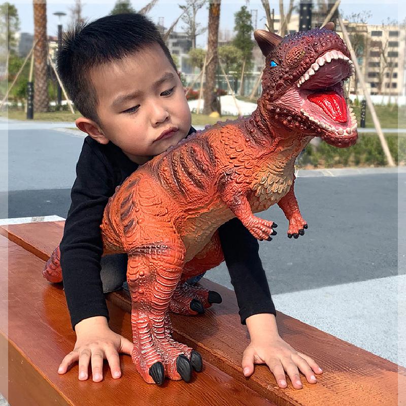 Large Dinosaur Shark Model Toy for Kids - Realistic T-Rex & Velociraptor Design - Soft Non-Toxic Materials - Interactive Puppet Play - Educational Prehistoric Learning - Perfect Gift for Dino & Shark Enthusiasts - Hours of Fun & Creativity - Ideal for Cognitive Development & Imaginative Play